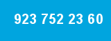 923 752 23 60 923 752 23 60
